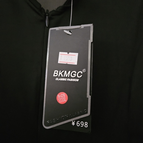 Long Black Slip Maxi Dress w/ Front Slit Plus Size - NWT - Picture 4 of 6